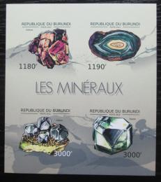 Poštovní známky Burundi 2012 Minerály neperf. Mi# 2733-36 B