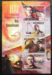 Poštovní známky Mosambik 2016 Max Immelmann, váleèný pilot Mi# 8514-17 Kat 15€