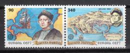 Poštovní známky Øecko 1992 Evropa CEPT, objevení Ameriky Mi# 1802-03 A Kat 8€