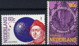 Poštovní známky Nizozemí 1992 Evropa CEPT, objevení Ameriky Mi# 1441-42