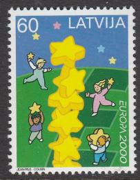 Poštovní známka Lotyšsko 2000 Evropa CEPT Mi# 519