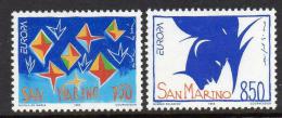 Poštovní známky San Marino 1993 Evropa CEPT, moderní umìní Mi# 1523-24