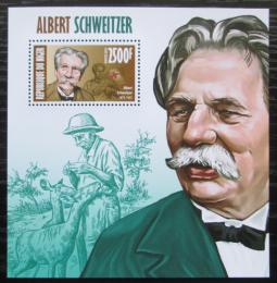 Poštovní známka Niger 2013 Albert Schweitzer Mi# Block 210 Kat 10€
