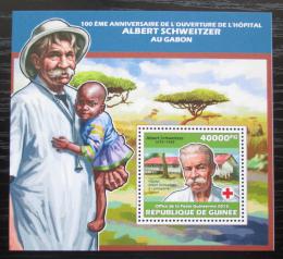 Poštovní známka Guinea 2013 Albert Schweitzer Mi# Block 2314 Kat 16€