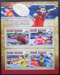 Poštovní známky Guinea-Bissau 2016 Stolní tenis Mi# 8771-74 Kat 12.50€