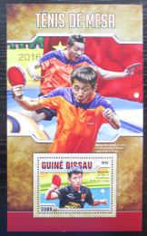 Poštovní známka Guinea-Bissau 2016 Stolní tenis Mi# Block 1517 Kat 12.50€