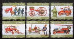 Poštovní známky Mosambik 2013 Hasièi Mi# 6623-28 Kat 14€