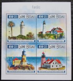 Poštovní známky Guinea-Bissau 2015 Majáky Mi# 8115-18 Kat 14€