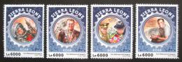 Poštovní známky Sierra Leone 2016 Jurij Gagarin Mi# 7203-06 Kat 11€