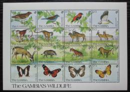 Poštovní známky Gambie 1991 Africká fauna Mi# 1145-60 Kat 40€