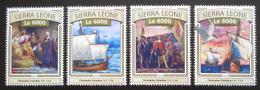 Poštovní známky Sierra Leone 2016 Plachetnice, Kolumbus Mi# 7813-16 Kat 11€