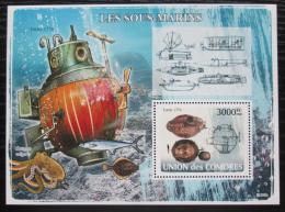Poštovní známka Komory 2008 Ponorky Mi# Block 445 Kat 15€