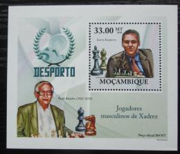 Poštovní známky Mosambik 2010 Slavní šachisti DELUXE Mi# 3697 Block