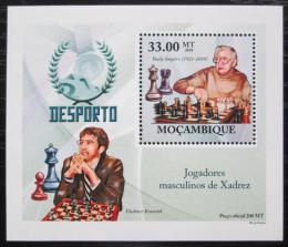 Poštovní známka Mosambik 2010 Slavní šachisti DELUXE Mi# 3699 Block