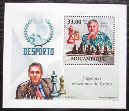 Poštovní známka Mosambik 2010 Slavní šachisti DELUXE Mi# 3701 Block