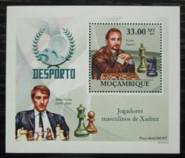 Poštovní známka Mosambik 2010 Slavní šachisti DELUXE Mi# 3702 Block