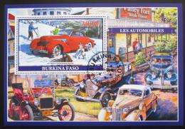 Poštovní známka Burkina Faso 2019 Historické automobily Mi# N/N