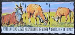 Poštovní známky Guinea 1977 Antilopa losí Mi# 793-95