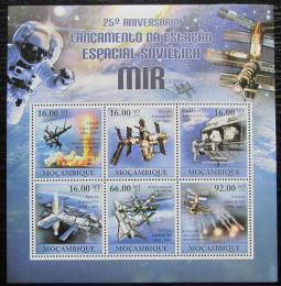 Poštovní známky Mosambik 2011 Vesmírná stanice Mir Mi# 4626-31 Kat 12€