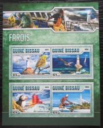 Poštovní známky Guinea-Bissau 2016 Majáky Mi# 8733-36 Kat 12.50€