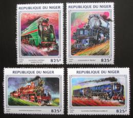 Poštovní známky Niger 2016 Parní lokomotivy Mi# 4442-45 Kat 13€