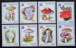 Poštovní známky Paraguay 1986 Houby s kupónem Mi# 3950-56 Kat 10.50€