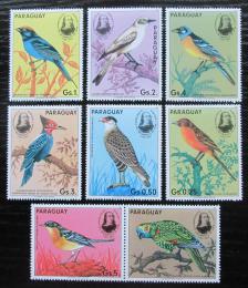 Poštovní známky Paraguay 1985 Ptáci, Audubon s kupónem Mi# 3863-69