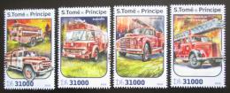 Poštovní známky Svatý Tomáš 2016 Hasièská auta Mi# 6891-94 Kat 12€