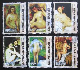 Poštovní známky Guinea-Bissau 2005 Umìní, akty Mi# 3049-54 Kat 11€