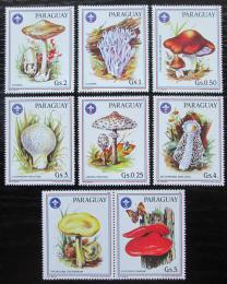 Poštovní známky Paraguay 1986 Houby s kupónem Mi# 3950-56 Kat 10.50€