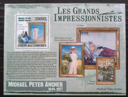 Poštovní známka Komory 2009 Umìní, Michael Peter Ancher Mi# 2596 Kat 15€