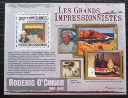 Poštovní známka Komory 2009 Umìní, Roderic O’Conor Mi# 2601 Kat 15€