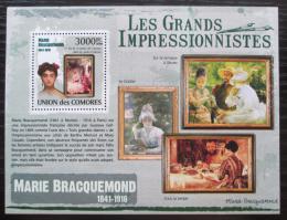 Poštovní známka Komory 2009 Umìní, Marie Bracquemond Mi# 2605 Kat 15€