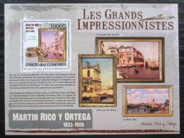 Poštovní známka Komory 2009 Umìní, Martín Rico y Ortega Mi# 2610 Kat 15€