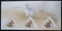 Poštovní známky Guinea 2011 Králíci Mi# Block 1995 Kat 18€
