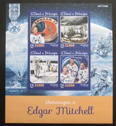 Poštovní známky Svatý Tomáš 2016 Edgar Mitchell, kosmonaut Mi# 6606-09 Kat 12€