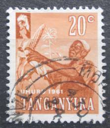 Potovn znmka Tanganyika 1961 Sbr kukuice Mi# 101