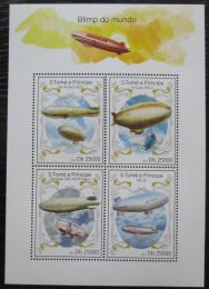 Poštovní známky Svatý Tomáš 2014 Vzducholodì Mi# 5624-27 Kat 10€ 