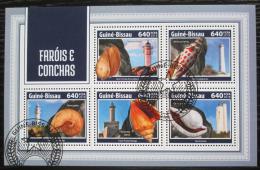 Poštovní známky Guinea-Bissau 2018 Majáky a mušle Mi# 9738-42 Kat 12€