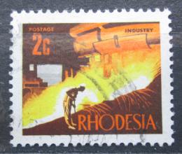 Poštovní známka Rhodésie, Zimbabwe 1970 Slévárna Mi# 89