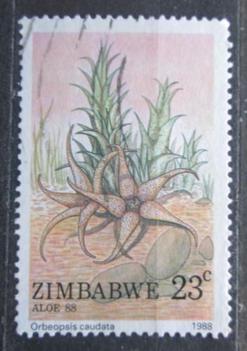 Poštovní známka Zimbabwe 1988 Orbeopsis caudata Mi# 385