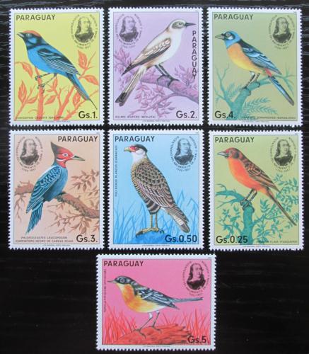 Poštovní známky Paraguay 1985 Ptáci, Audubon Mi# 3863-69 Kat 7€ 