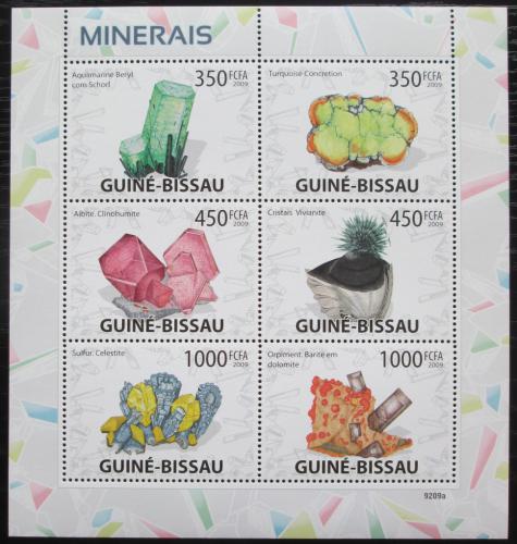 Potovn znmky Guinea-Bissau 2009 Minerly Mi# 4097-4102 Kat 14