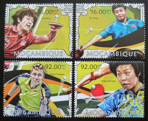 Poštovní známky Mosambik 2013 Stolní tenis Mi# 6359-62 Kat 13€