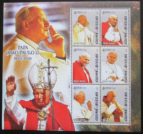 Potovn znmky Guinea-Bissau 2005 Pape Jan Pavel II. Mi# 3065-70 Bg Kat 9.50