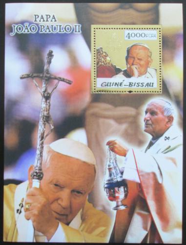 Potovn znmka Guinea-Bissau 2005 Pape Jan Pavel II. Mi# Block 504 Kat 16 