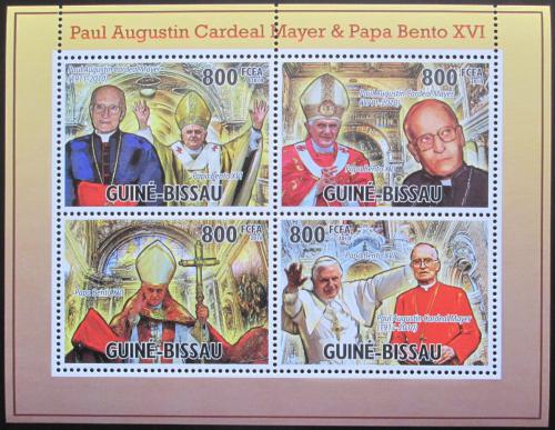 Poštovní známky Guinea-Bissau 2010 Papež Benedikt Mi# 5200-03 Kat 13€