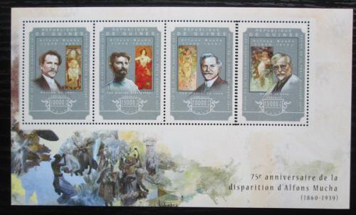 Poštovní známky Guinea 2014 Umìní, Alfons Mucha Mi# 10822-25 Kat 20€