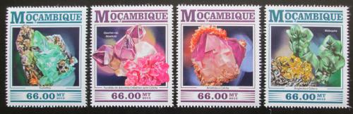 Poštovní známky Mosambik 2015 Minerály Mi# 8139-42 Kat 15€