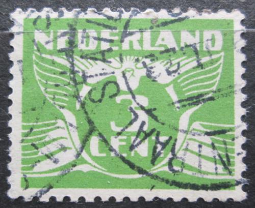 Poštovní známka Nizozemí 1934 Alegorie Letící holub Mi# 176 E 